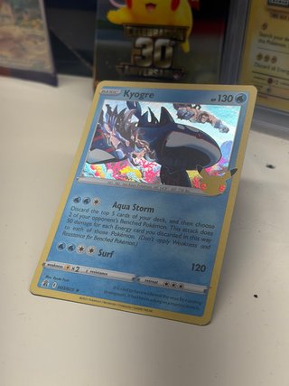 Carta Pokémon Kyogre Celebraciones