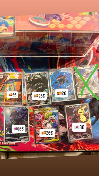 Cartas Pokémon individuales