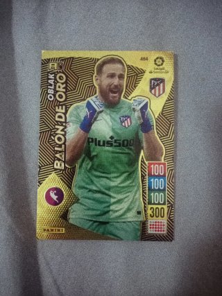 Carta Panini Adrenalyn XL Oblak Balón de Oro
