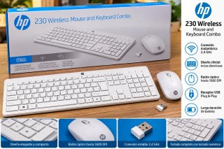 Pack Teclado y Ratón Inalámbrico HP 230