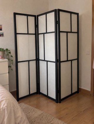 Biombo IKEA de tres paneles