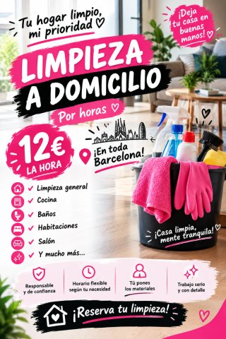 Servicio de limpieza a domicilio