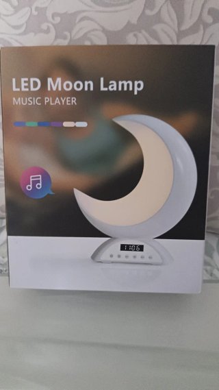Lámpara LED Luna con Reproductor de Música