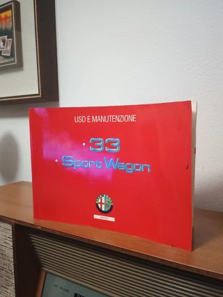 Libretto Uso Manutenzione Alfa Romeo 33