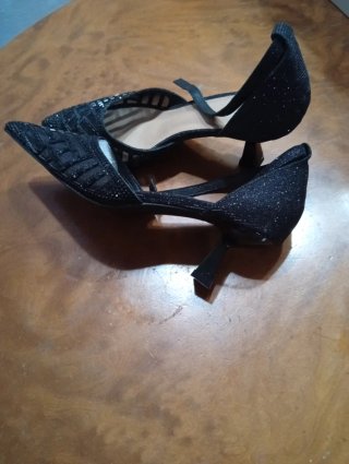 Zapatos de Fiesta Negros Talla 40