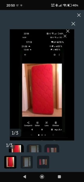 Colchón Viscoelástico Rojo Oxígen plus
