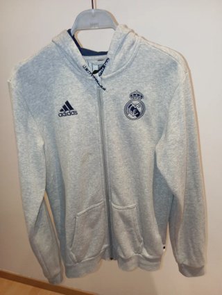 Chaqueta Chándal Real Madrid Gris XS