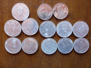 MONEDAS "TOKENS" FUTBOL