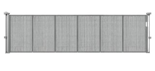 Barrera Extensible de Seguridad Gris
