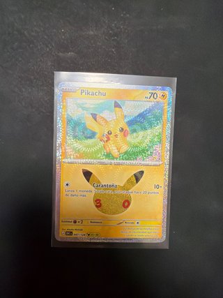 Carta Pokémon Pikachu 30 Aniversario (25/30)
