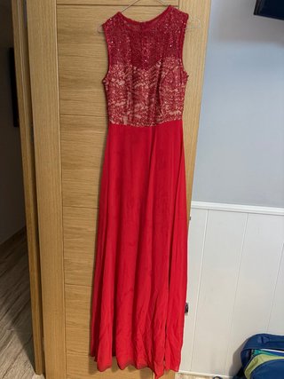 Vestido de fiesta largo rojo