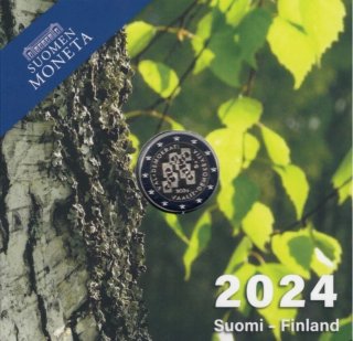 2€ Finlandia 2024 Proof Elecciones y democracia