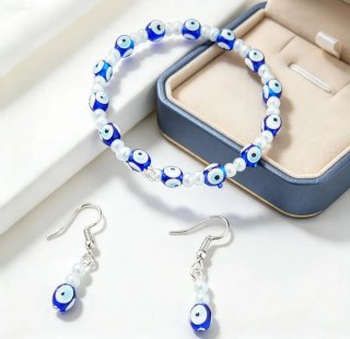 Conjunto pulsera y pendientes
