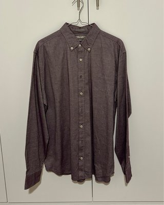 Camisa Mango Violeta Slim Fit XXL