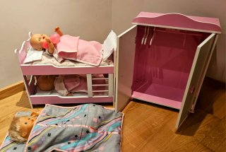 Conjunto de Dormitorio para Muñecos