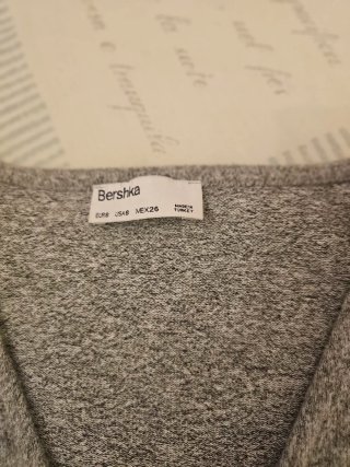 Top Bershka Gris Talla S