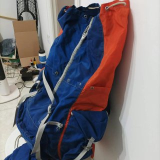 Mochila de Escalada Azul y Naranja