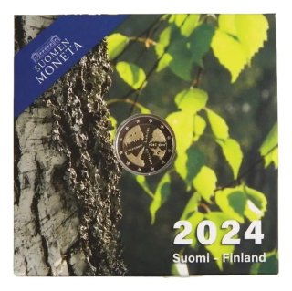 2€ Finlandia 2024 Proof Arquitectura finlandesa
