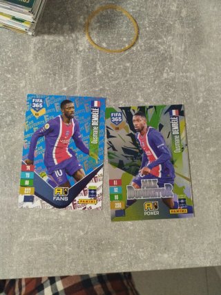 2 Cartas Panini FIFA 365 Ousmane Dembélé