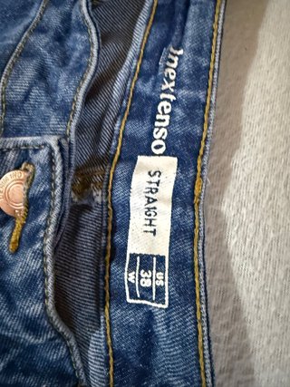 Pantalón Vaquero Inextenso Azul Talla M