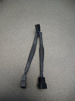 Splitter EK PWM en Y para 2 ventiladores de PC