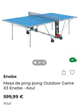 Mesa de Ping Pong Enebe Outdoor Game X3