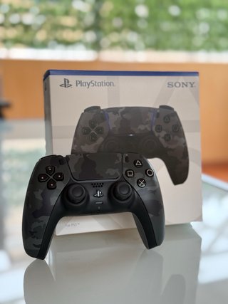 Mando PS5 DualSense Camuflaje Negro Original Sony