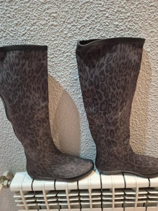 Botas de agua animal print nuevas