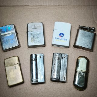 Lotto 8 Accendini Antichi a Benzina Zippo 1988, IMCO