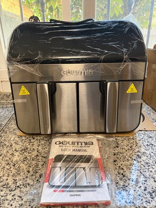 Freidora de Aire Gourmia Dual Basket 9,4L - Nueva