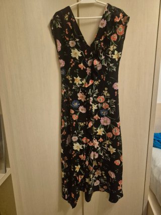 Vestido Largo Estampado Floral