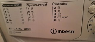 Lavadora Indesit 7kg 1200 rpm