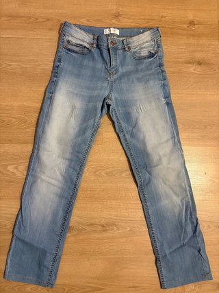 Pantalón vaquero largo Mango azul