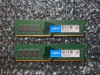 MEMORIAS RAM CRUCIAL 16GB DDR4 2400 MHz
