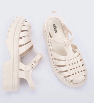 Sandalias Melissa Possession Platform II Beige