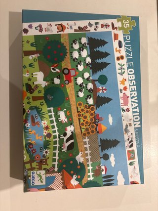 Puzzle Observation La Ferme 35 piezas Djeco