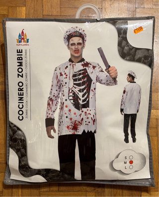 Disfraz Cocinero Zombie Partilandia Talla M