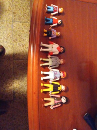 Set di 8 Action Figures Playmobil Vintage