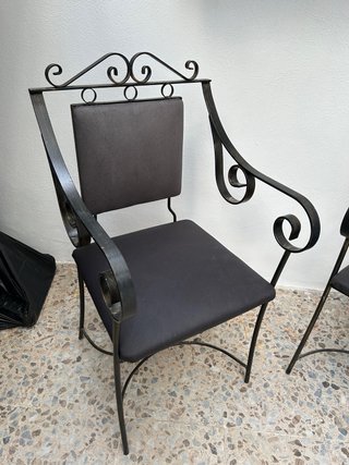 Set de 2 Sillones de Forja