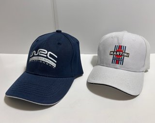 Set de 2 Gorras WRC y Martini racing. Nuevas.