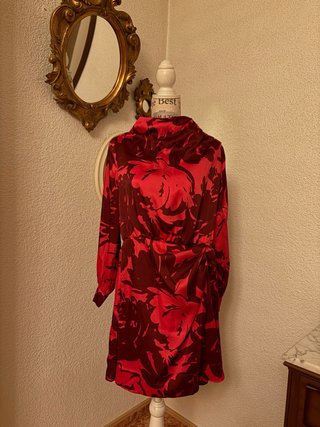 Vestido Estampado Rosa