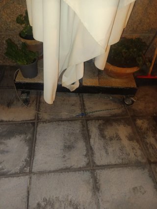 Base para sombrilla con ruedas