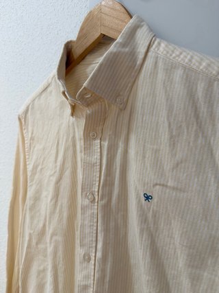 Camisa Silbon Rayas Amarillas Talla M
