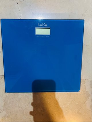 Báscula de baño digital Laica azul