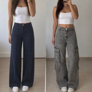 Lote 2 Pantalones Zara y Bershka