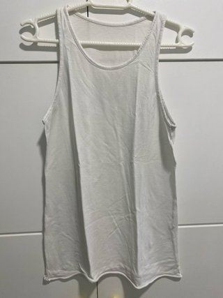 samarreta de tirants bàsica blanca