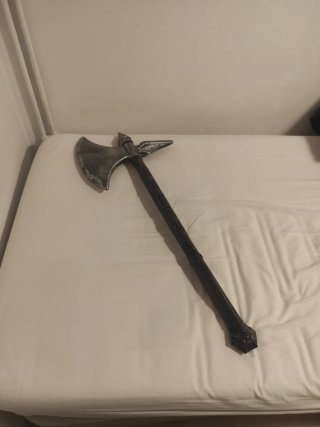 Hacha de juguete para disfraz de Halloween