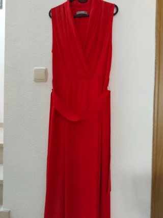 Vestido largo rojo