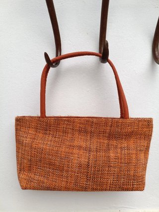 Bolso tejido naranja