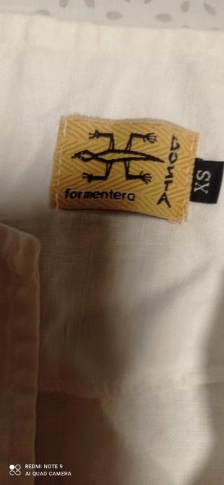 Camisa Formentera Blanca Talla XS